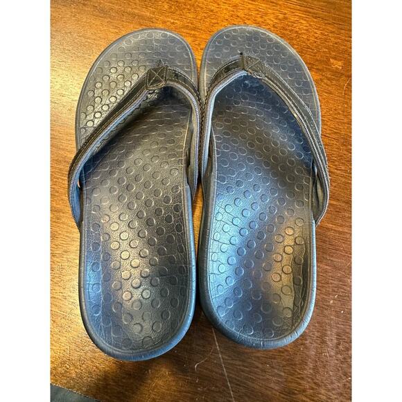Vionic Tide 11 Flip Flop Sandals Women 9 Neutral Blue Beach Vacation Orthopedic - Picture 2 of 9
